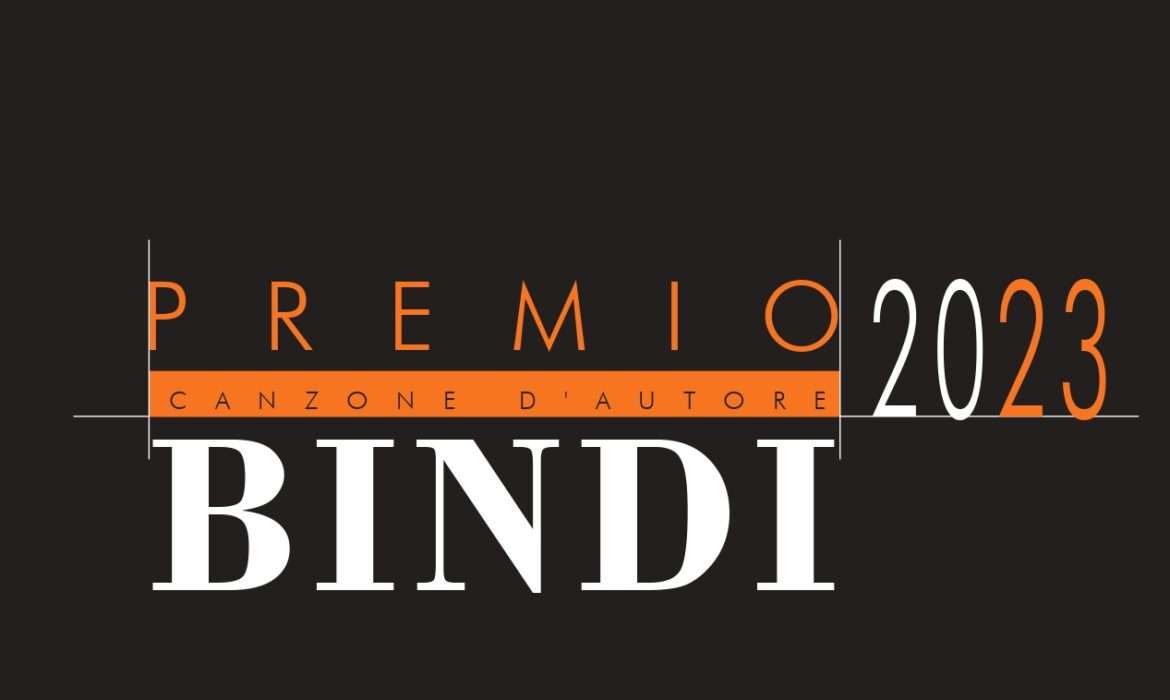 REMIO BINDI 2023 PER LA CANZONE D'AUTORE